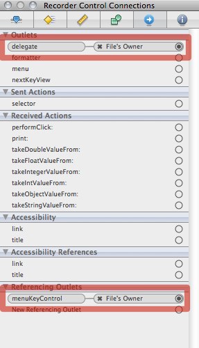 Recorder Control Connections